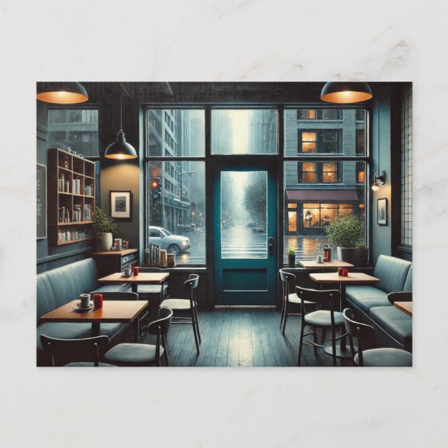 Postal Cafe en Rainy Seattle (Anverso)