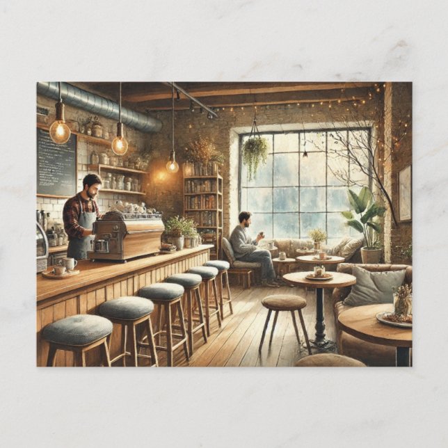 Postal Cafe en Vancouver Mug (Anverso)