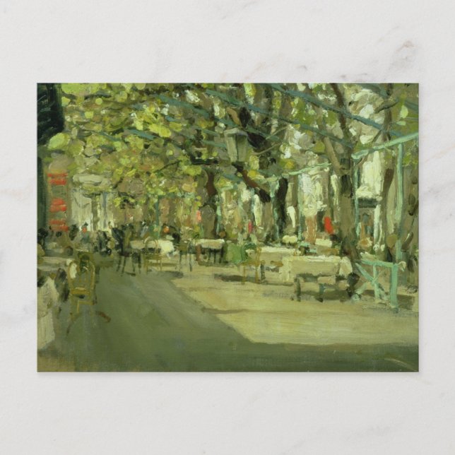 Postal Cafe en Yalta, 1905 (Anverso)