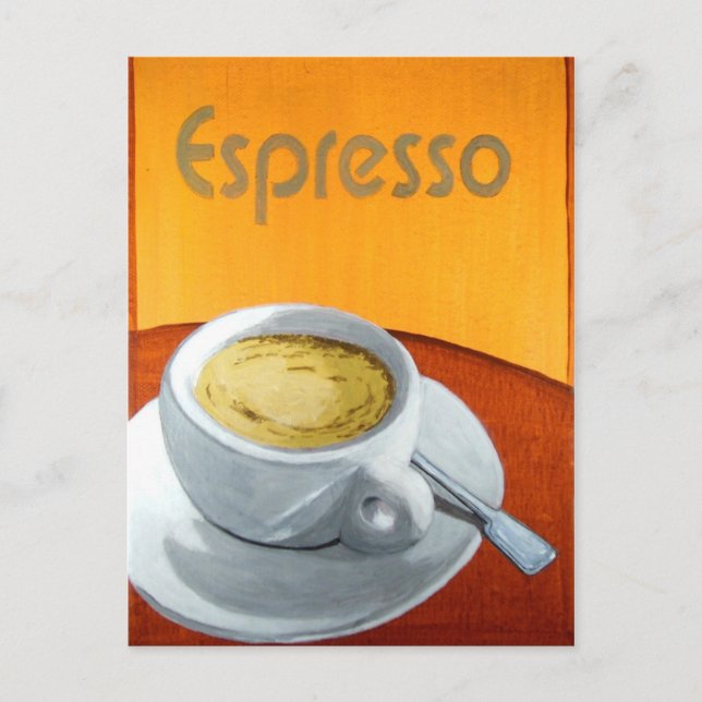 Postal Café Espresso Vintage (Anverso)