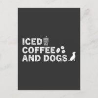 Café helado y perros