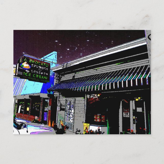 Postal Café italiano Brocato (Anverso)