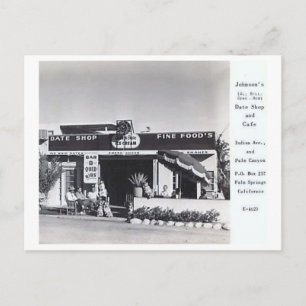 Postal Cafe Johnson, Palm Springs, California Vintage