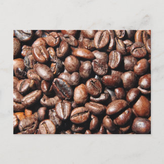 POSTAL CAFÉ MARRÓN CON FONDOS DE FOTOGRAFÍA ALIMENTOS