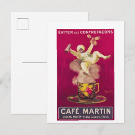Postal Café Martin, 1921 Leonetto Cappiello