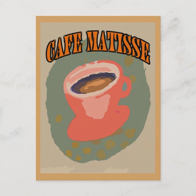 Postal Cafe Matisse (Anverso)
