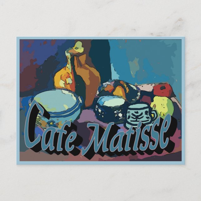 Postal Cafe Matisse Poster (Anverso)