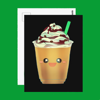 Postal Café Mocha Bebida con hielo