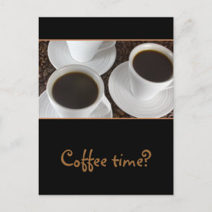 Postal Café negro