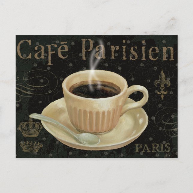 Postal Cafe Parisien (Anverso)