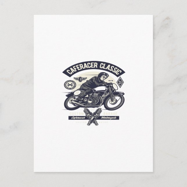 Postal Cafe Racer Rider Classic (Anverso)