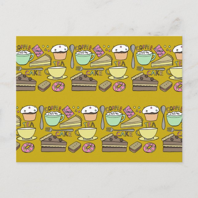 Postal Café Romper Ochre (Anverso)