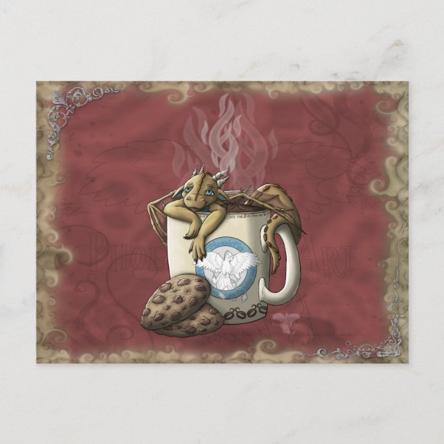Postal Café [Tea Cup Dragon] (Anverso)