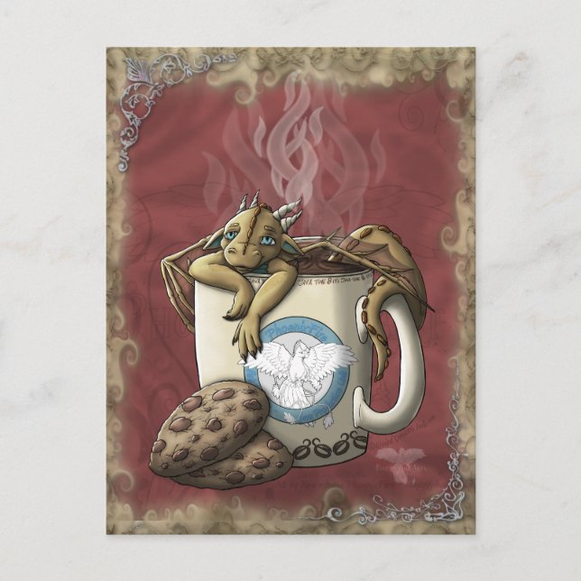 Postal Café [Tea Cup Dragon] (Anverso)