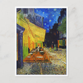 Postal Cafe Terrace de noche de Van Gogh