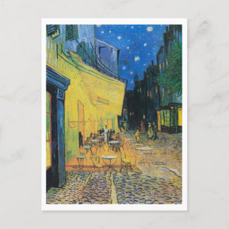 Postal Cafe Terrace de noche por Vincent Van Gogh