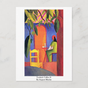 Postal Café Turco (Ii) Por August Macke