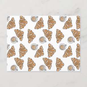 Postal Café y croissants