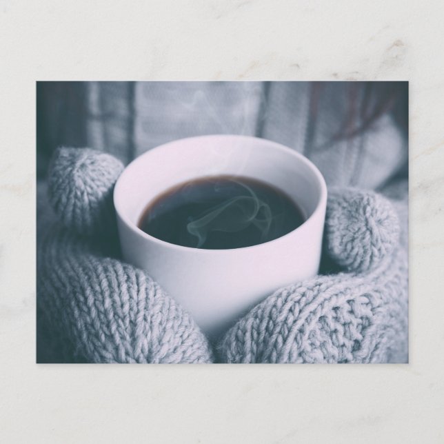 Postal Café y mitón (Anverso)