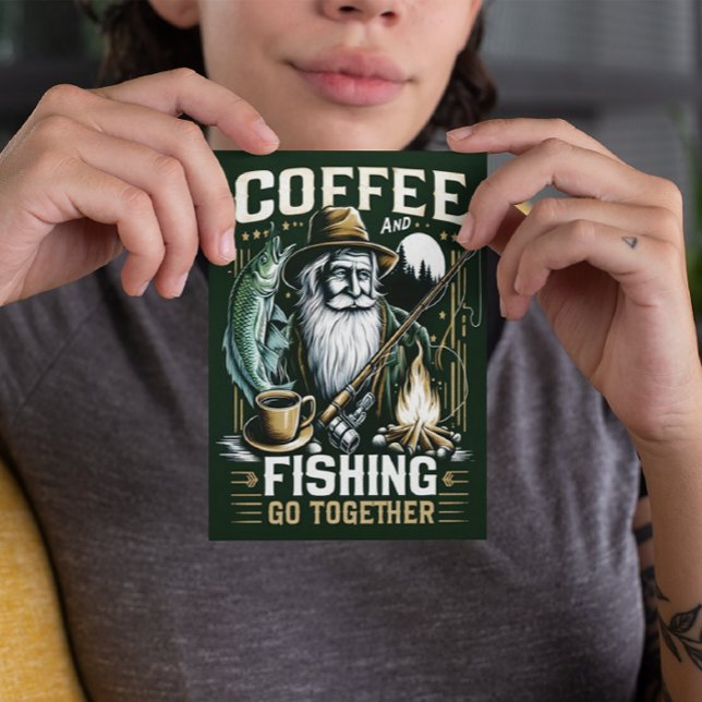 Postal Café Y Pesca Juntos (Subido por el creador)