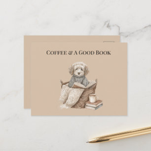 Postal Café y una buena cesta para perros