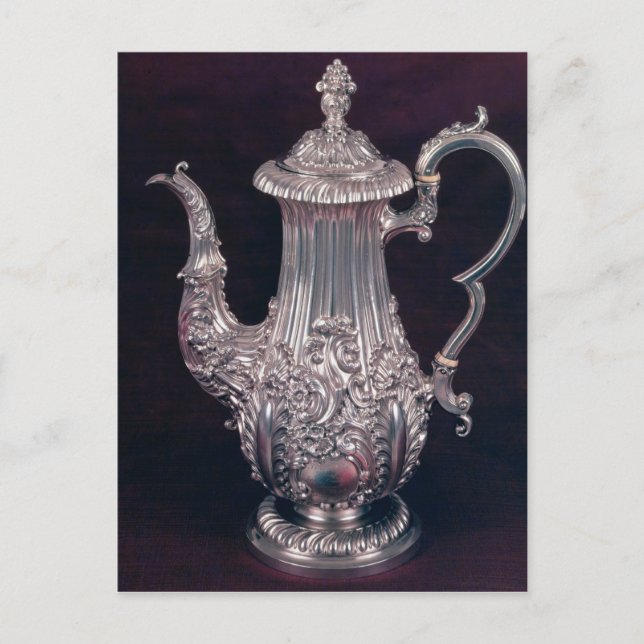 Postal Cafetera de John Watson, Sheffield, 1818 (Anverso)