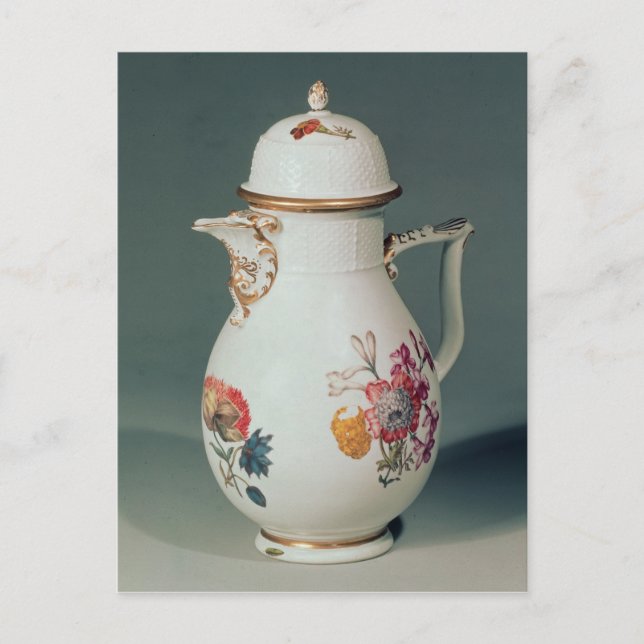 Postal Cafetera de Meissen, c.1740-50 (Anverso)