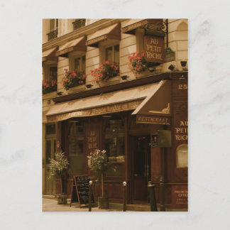 Postal Cafetería de París por día