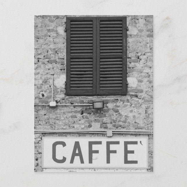 Postal Caffè italiano (Anverso)