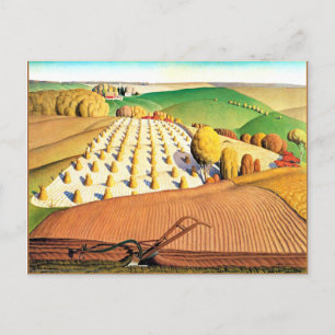 Postal Caída Coloración, arte fino pintura estadounidense