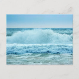Postal Caída de la ola oceánica