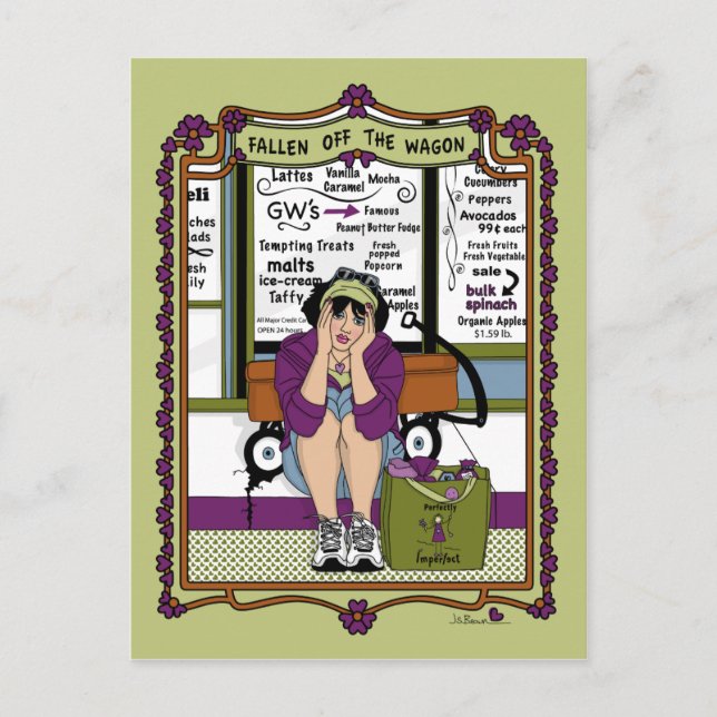 Postal Caída De La Postcarta Wagon_A_ (Anverso)