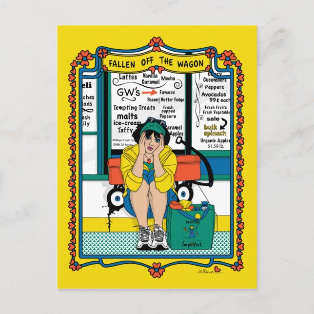 Postal Caída De La Postcarta Wagon_B_ (Anverso)