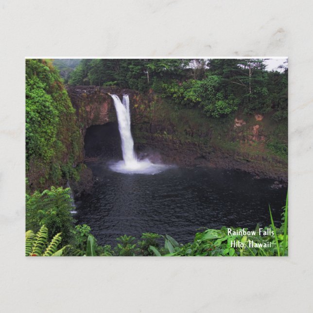 Postal Caída del arco iris (Anverso)
