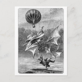 Postal Caída del hombre volador