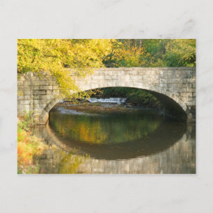 Postal Caída del puente otoño