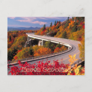 Postal Caída en el norte de Caroline Blue Ridge Parkway