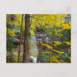 Postal Caídas de Munising en otoño, Munising, Michigan