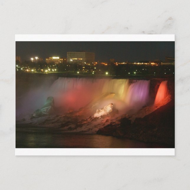 Postal caídas de niagra (Anverso)