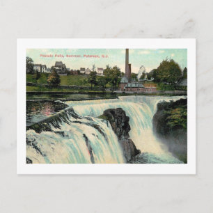 Postal Caídas en verano, Paterson NJ Vintage
