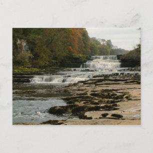 Postal Caídas más bajas de Aysgarth - valles de Yorkshire