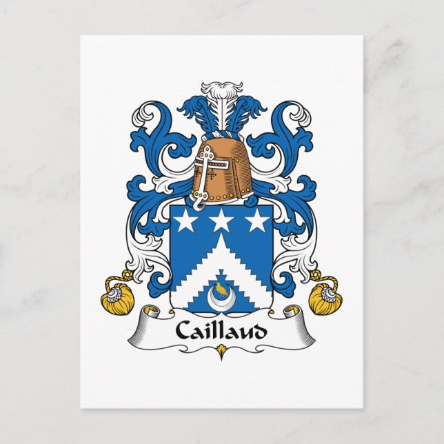 Postal Caillaud Family Crest (Anverso)
