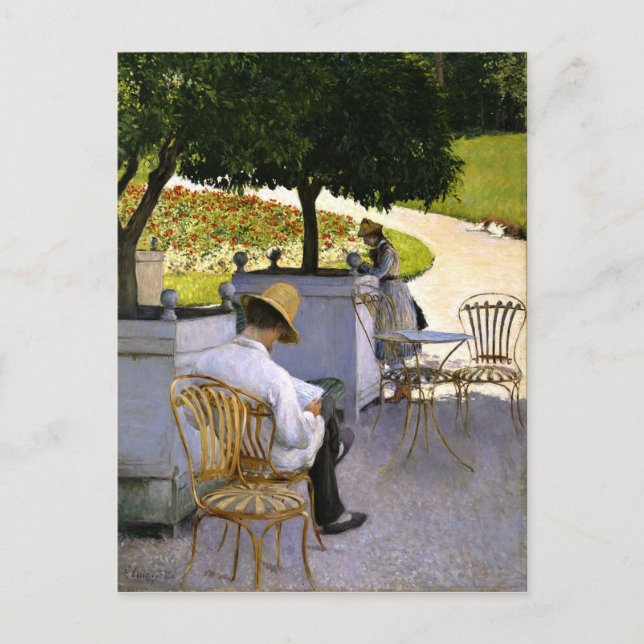 Postal Caillebotte - Les Orangers (Anverso)