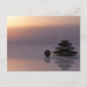 Postal Cairn de balance y meditación
