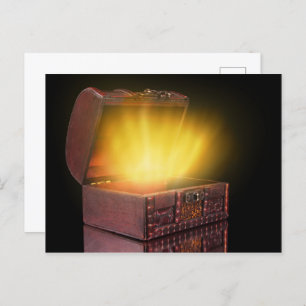 Postal Caja con tesoros