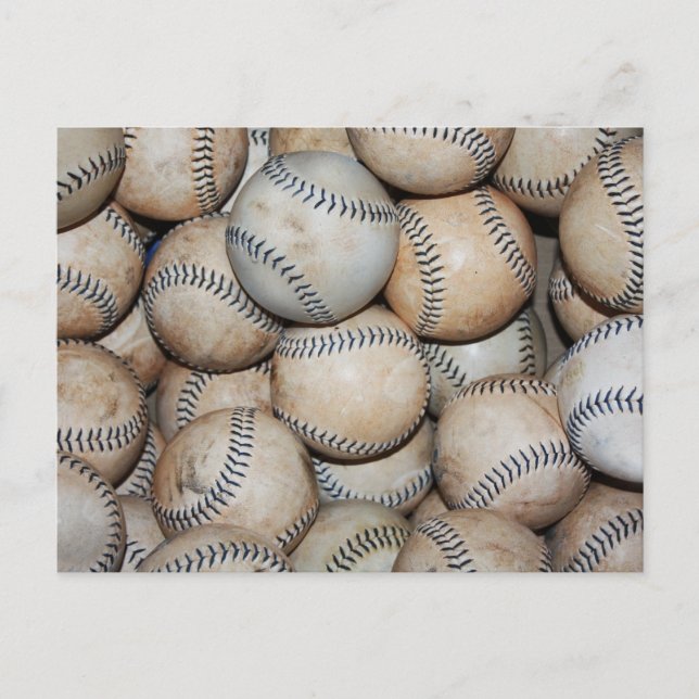 Postal Caja de Baseballs (Anverso)