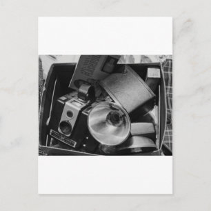 Postal Caja de cámaras antiguas de Kodak