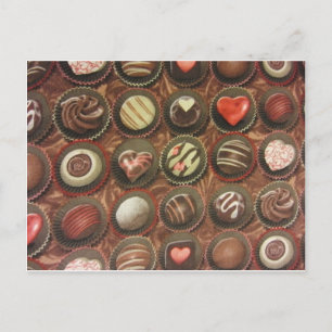 Postal Caja de chocolate