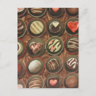 Postal Caja de chocolate