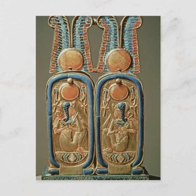 Postal Caja de incógnitas en forma de doble real (Anverso)